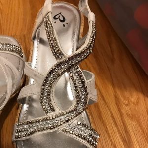 Girls wedges size 8 from justice. Never worn